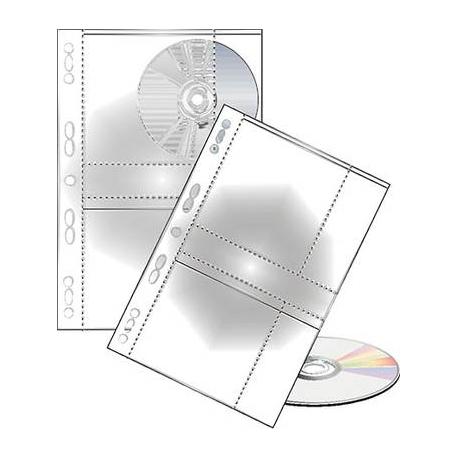 Závěsný obal A4 na CD - obal na 2 CD / 10 ks