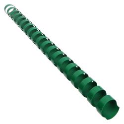 Plastový hřbet pro kroužkovou vazbu 14 mm (9/16") zelený
